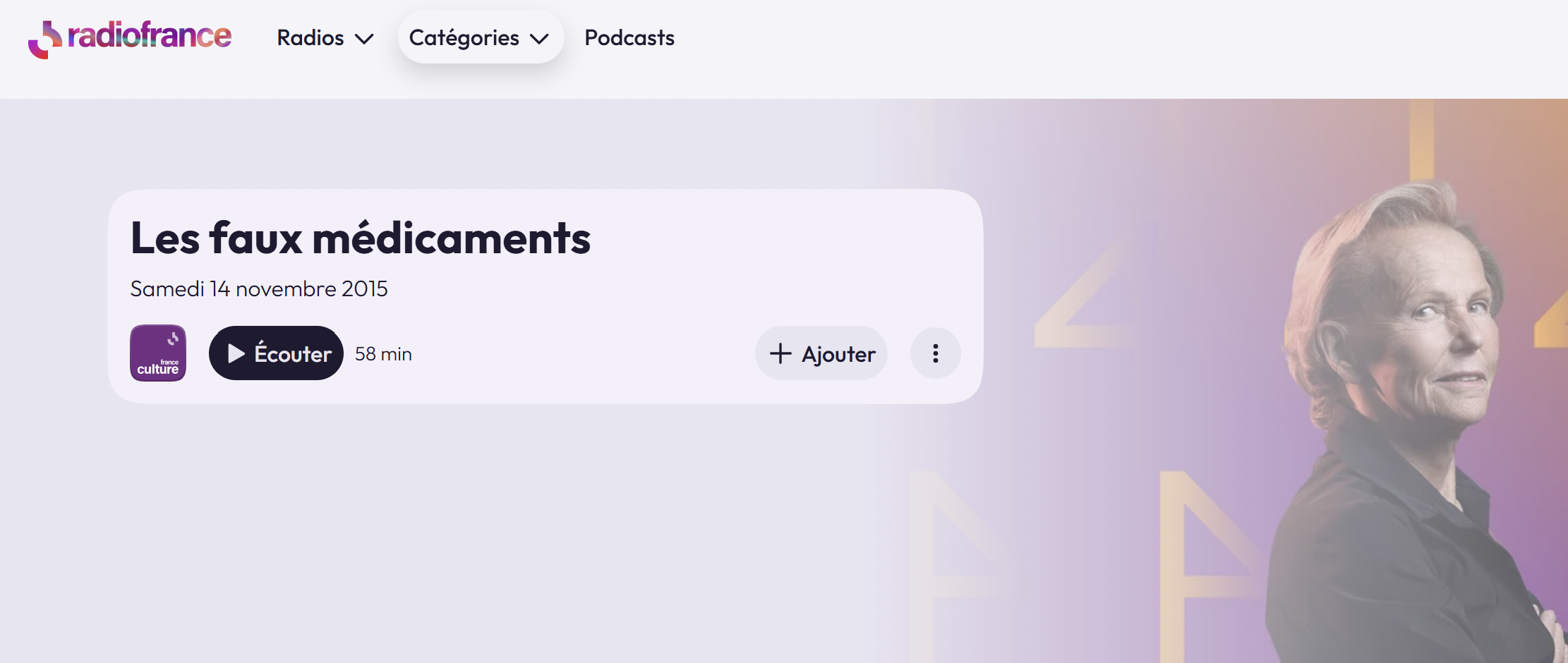 Fake medicines — Affaires étrangères (France Culture)